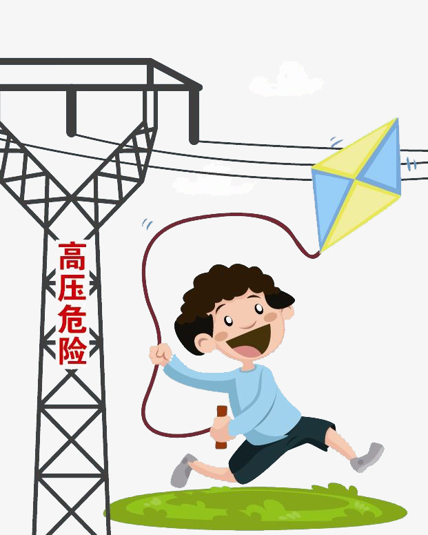 高压电危险图标