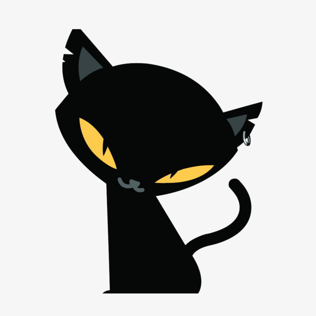 一只垂头丧气的猫