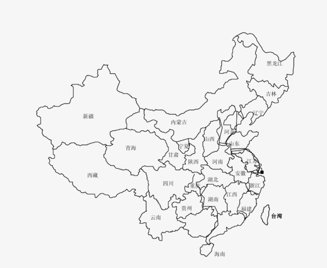 地图 简笔画 手绘 线稿 650_533图片