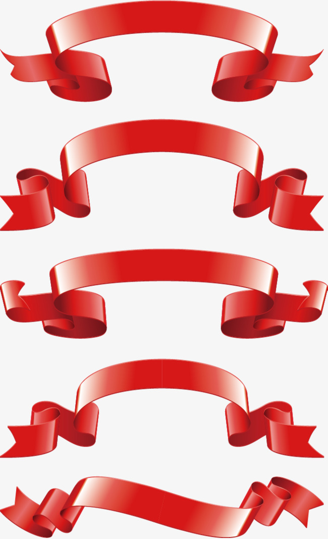 红色装饰边框彩带素材图片免费下载_高清psd