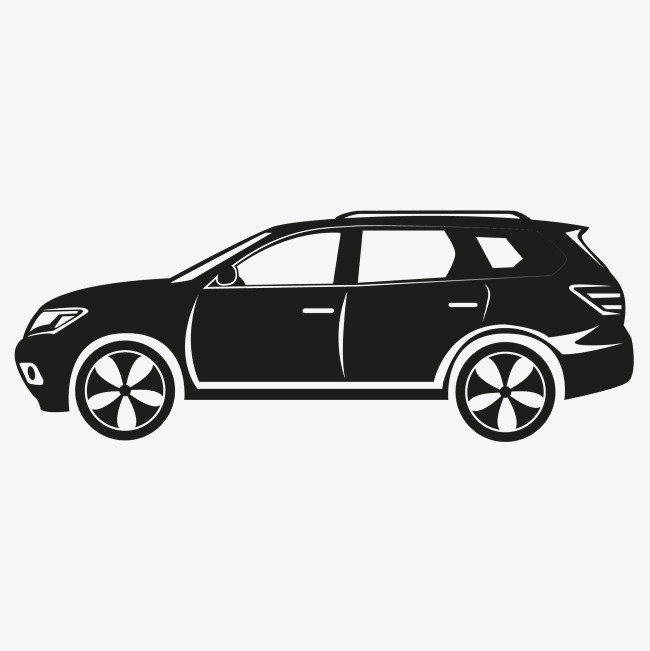 小汽车线框简笔画矢量png素材-90设计