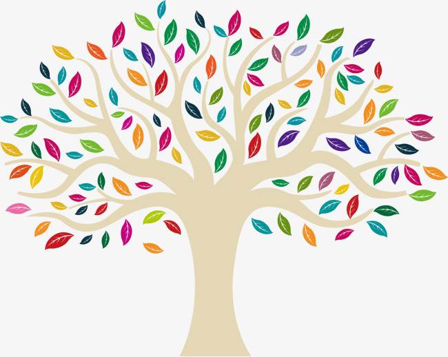 矢量卡通大树png素材-90设计
