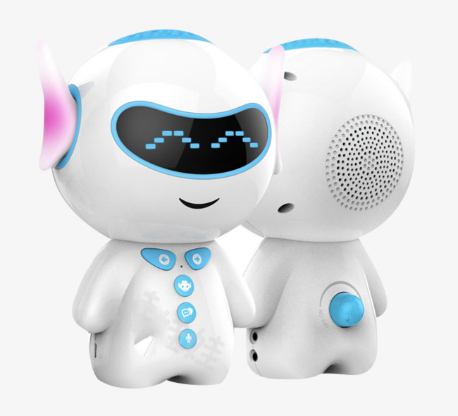 白色机器人早教机素材图片免费下载_高清png
