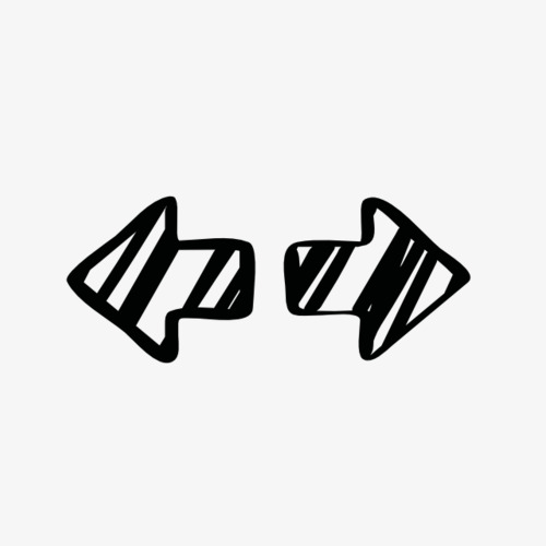 黑色 箭头 左右 网格素材图片免费下载_高清psd