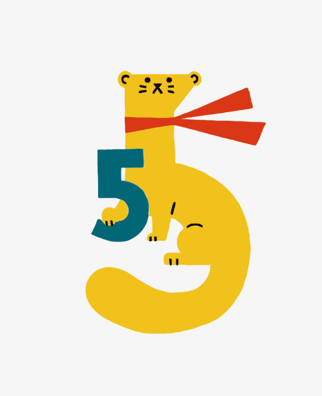 矢量数字5