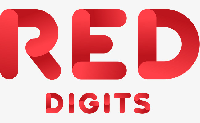 红色简约red艺术字_艺术字设计_千库网