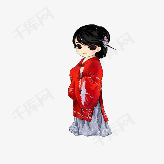 汉服穿搭拼图素材女生,汉服穿搭拼图素材女生图片