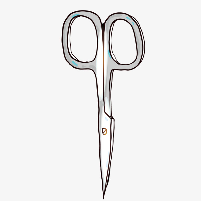 卡通美甲插画小剪刀素材图片免费下载_高清psd