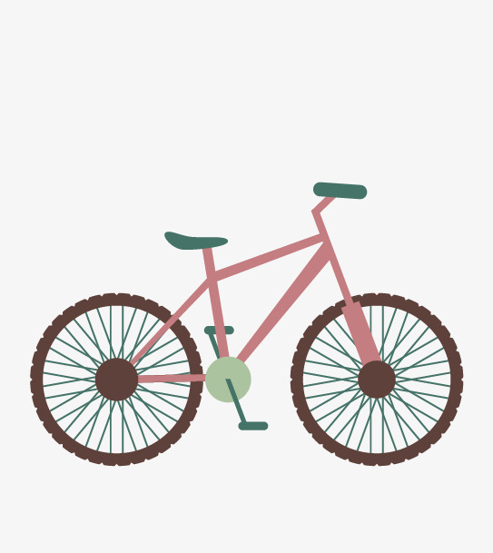 彩色的自行车素材图片免费下载_高清png
