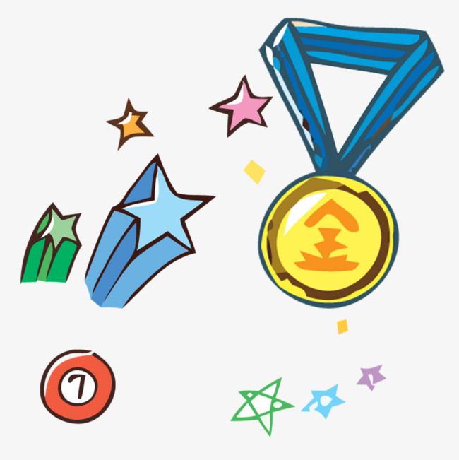 五角星和奖牌