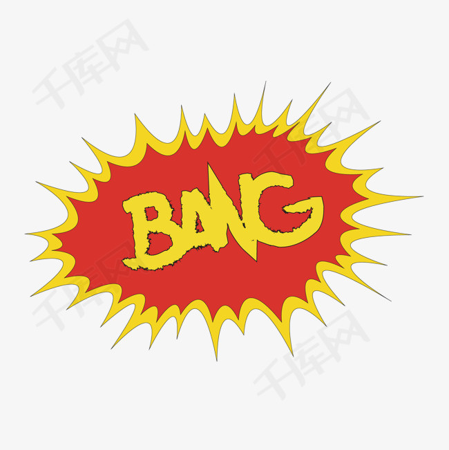 红色爆炸贴
