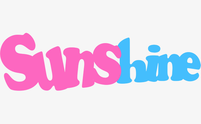 sunshine唯美字体设计,sunshine特殊字体 sunshine艺术字