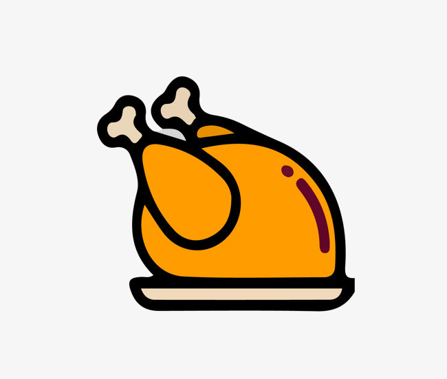 一盘整鸡矢量图png素材下载_高清图片png格式(编号:)