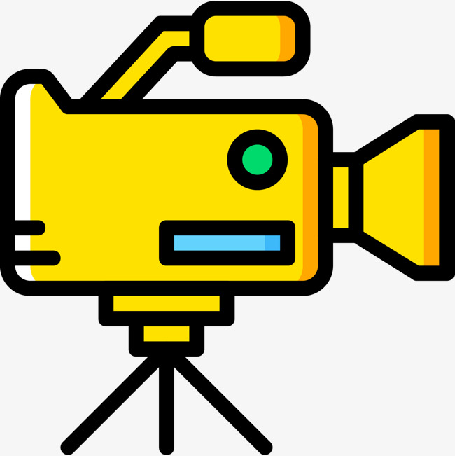 黄色摄影机图标素材图片免费下载_高清psd