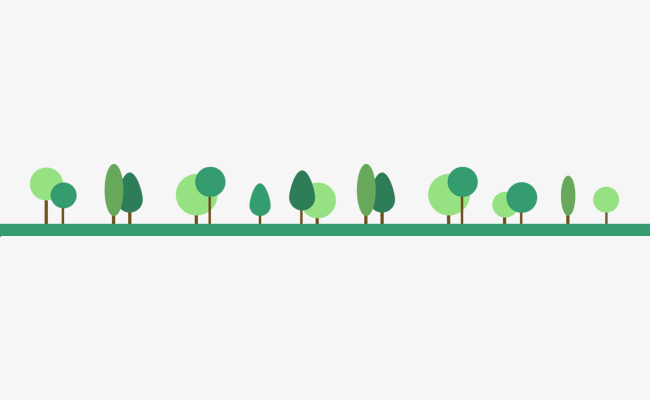绿色小树林分界线