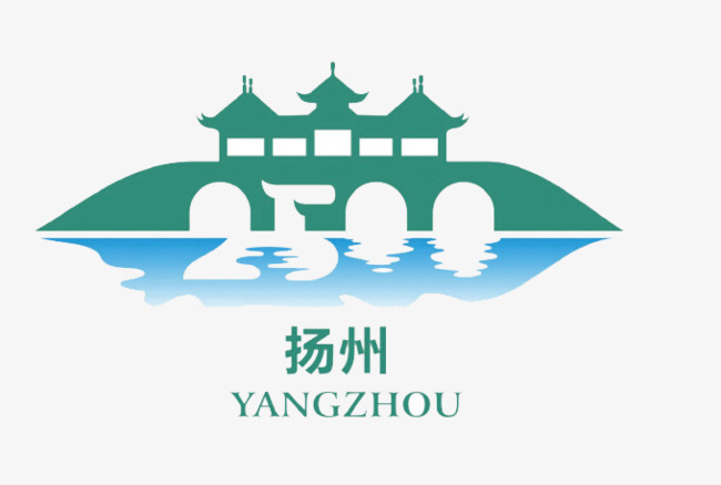 扬州五亭桥剪影画扬州五亭桥剪影画瘦西湖地标建筑古代桥梁
