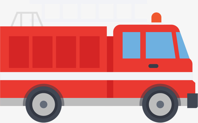 卡通消防车素材图片免费下载_高清psd_千库网