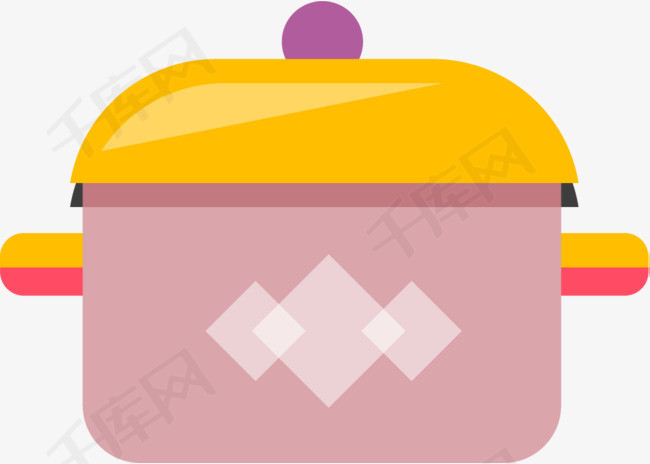 卡通粉色饭锅