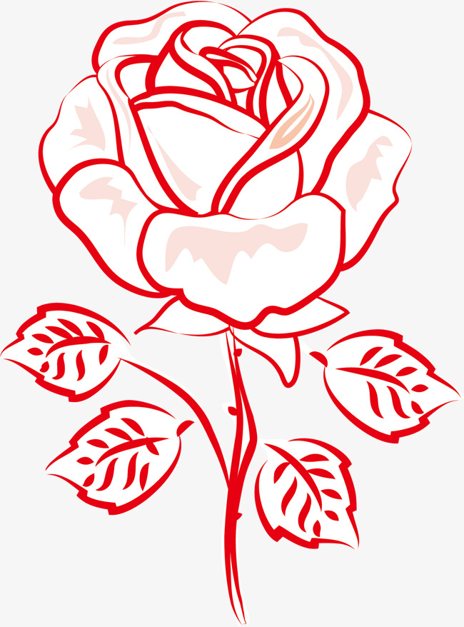 唯美红色花朵素材图片免费下载_高清png