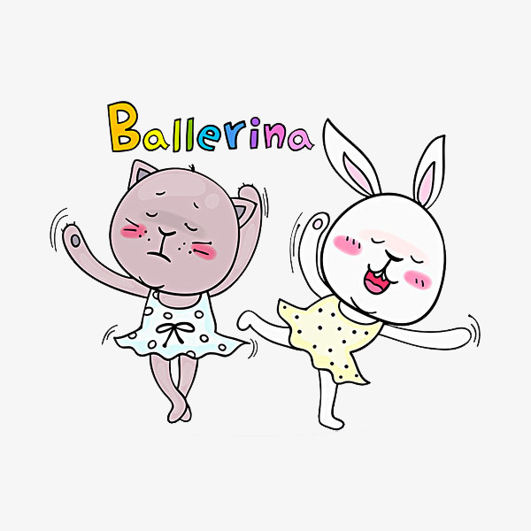 600*600 90设计提供高清png手绘动漫素材免费下载,本次跳舞的动物作品