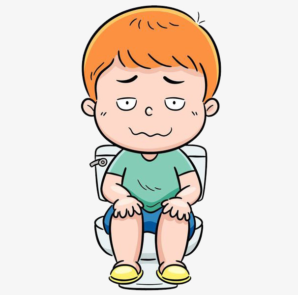 正在蹲马桶的男孩素材图片免费下载_高清png