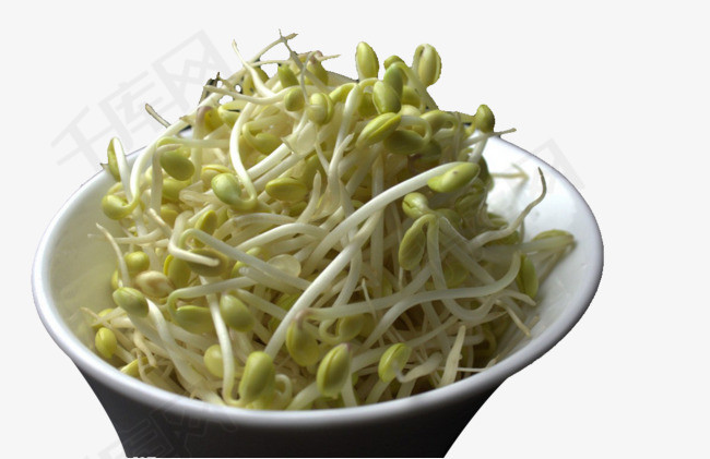 碗里的豆芽菜