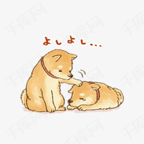 两只小狗