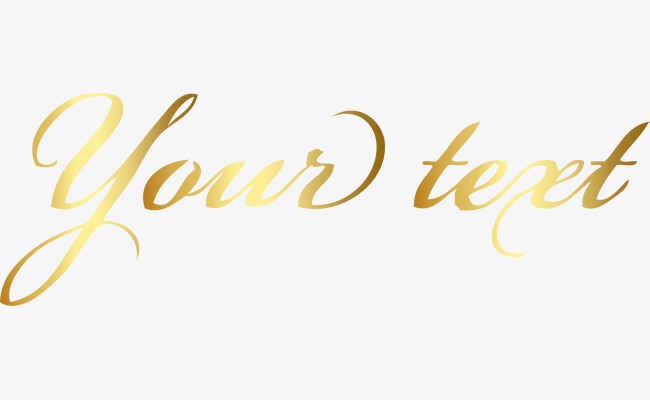 金色闪耀英文素材图片免费下载_高清png