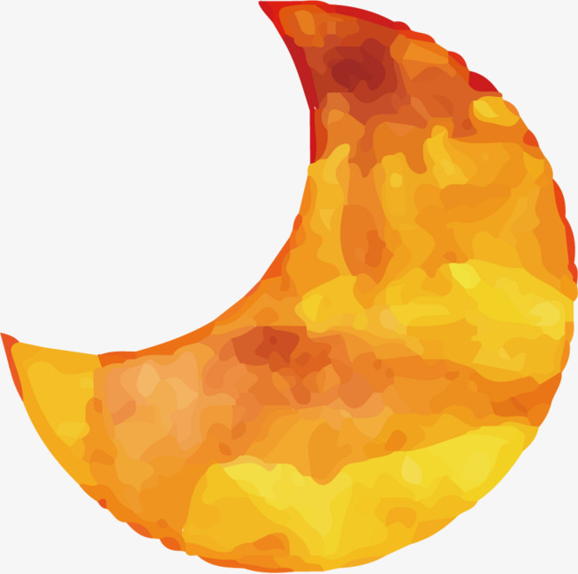 橘黄色的月亮素材图片免费下载_高清png