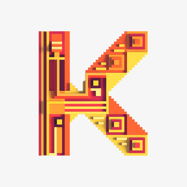 创意字母k_艺术字设计_千库网