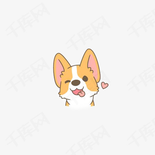 卡通小狗