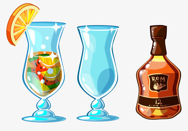 酒瓶酒杯