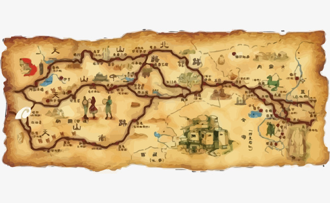 图片 > 【png】 丝绸之路地图矢量 分类:手绘动漫 类目:其他 格式图片