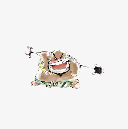 手绘q版鲁智深