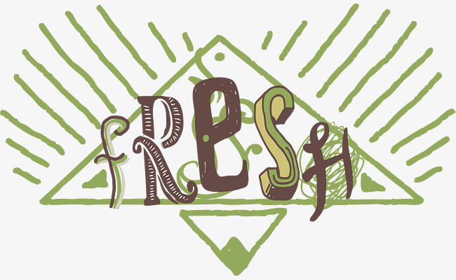 新鲜英文艺术字素材图片免费下载_高清psd