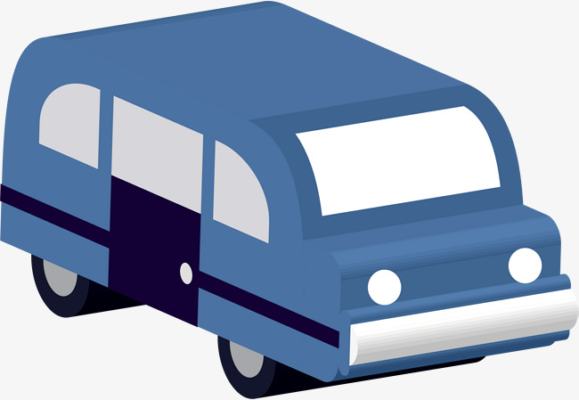蓝色卡通汽车素材图片免费下载_高清png