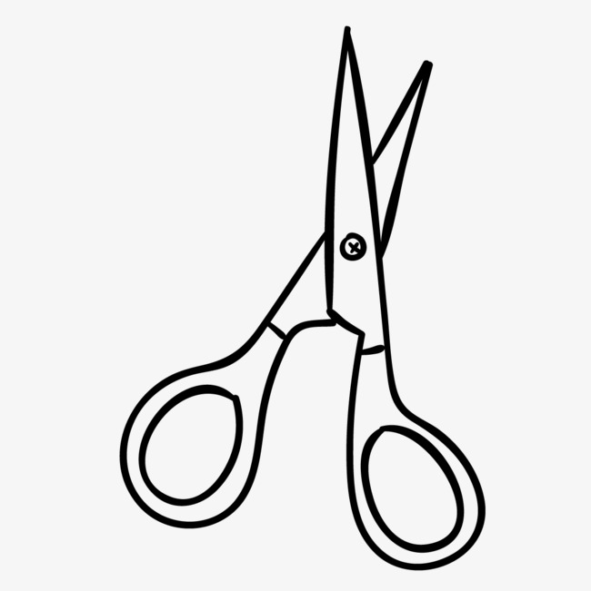 手绘剪刀素材图片免费下载_高清png