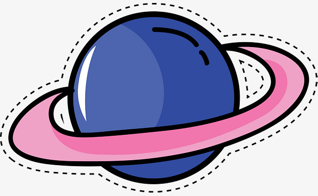 卡通蓝色星球素材图片免费下载_高清psd