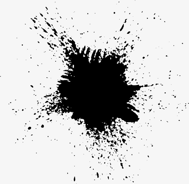 黑色飞溅颜料素材图片免费下载_高清png_千库网(图片编号8983197)