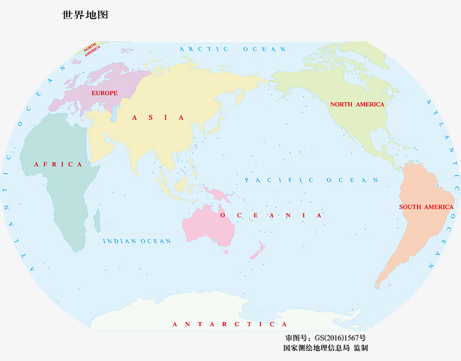 矢量世界标准地图素材图片免费下载_高清psd