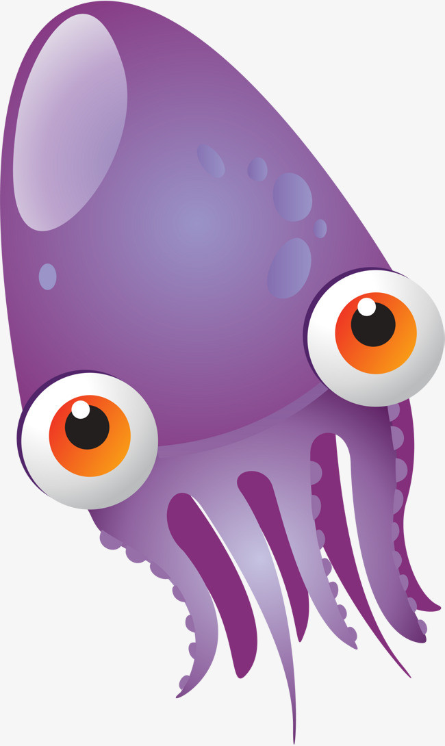 紫色卡通章鱼_png素材免费下载_ 1500*2512像素(编号
