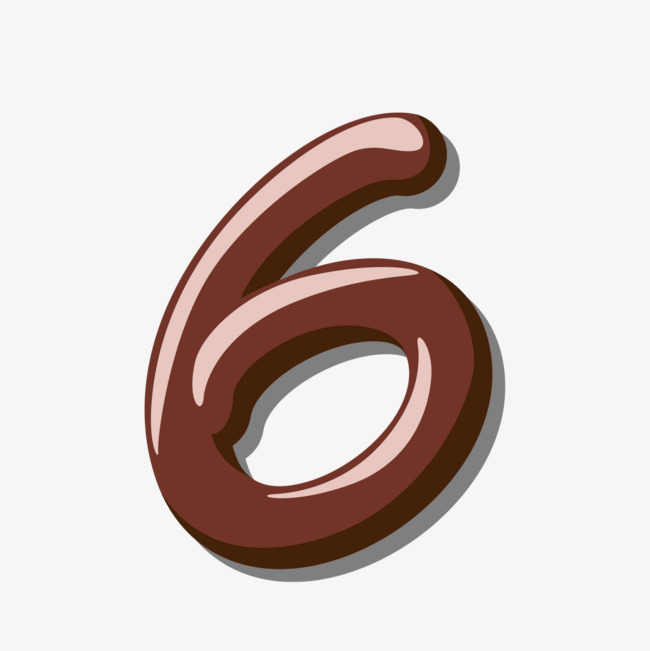 巧克力数字6