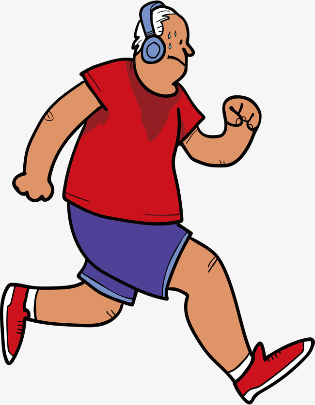 听音乐跑步减肥的人素材图片免费下载_高清psd