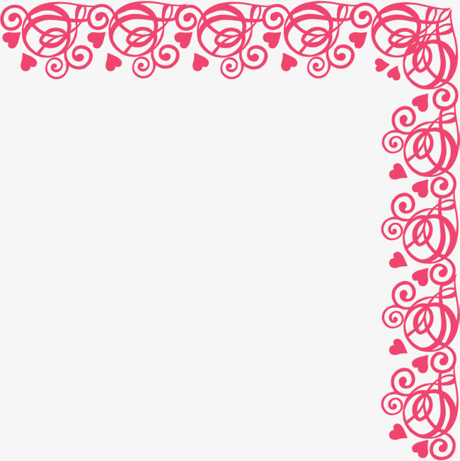 唯美花纹边框素材图片免费下载_高清png