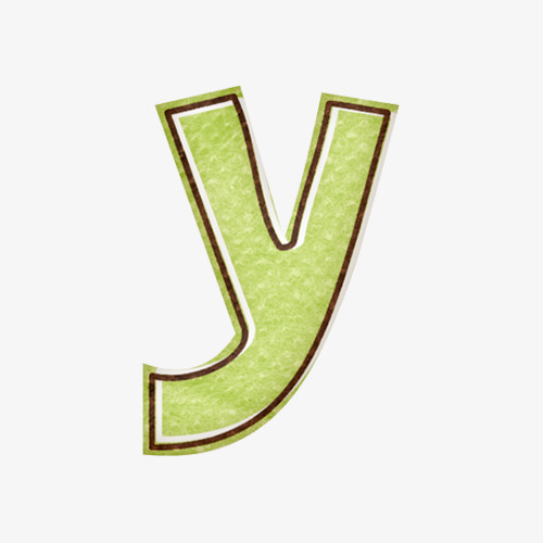 卡通字母y