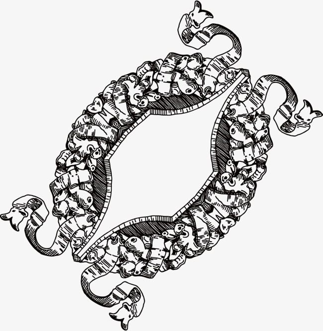 边框头像装饰设计矢量素材图片免费下载_高清