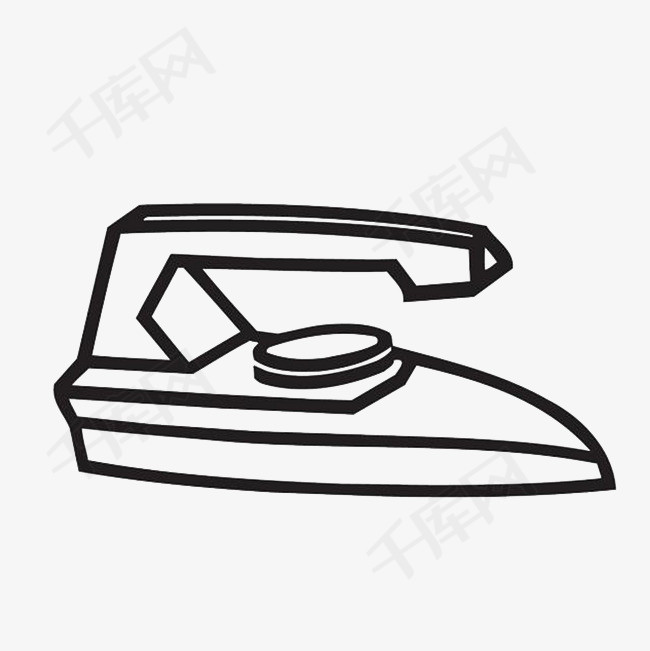 简笔电熨斗