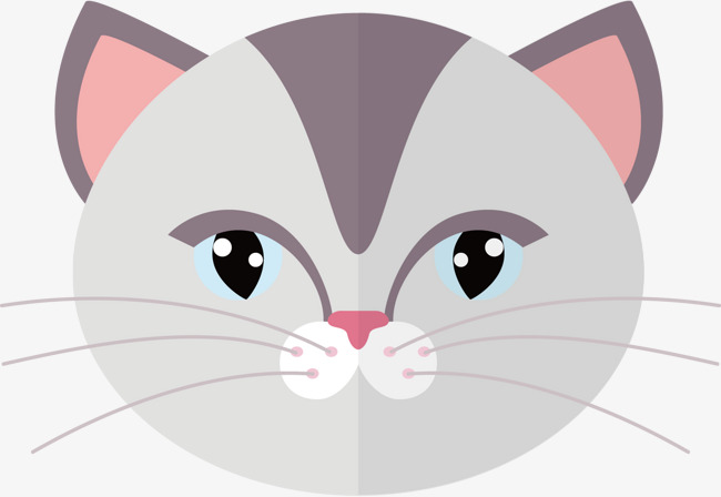猫脸图片卡通图片 猫脸动漫人物图片