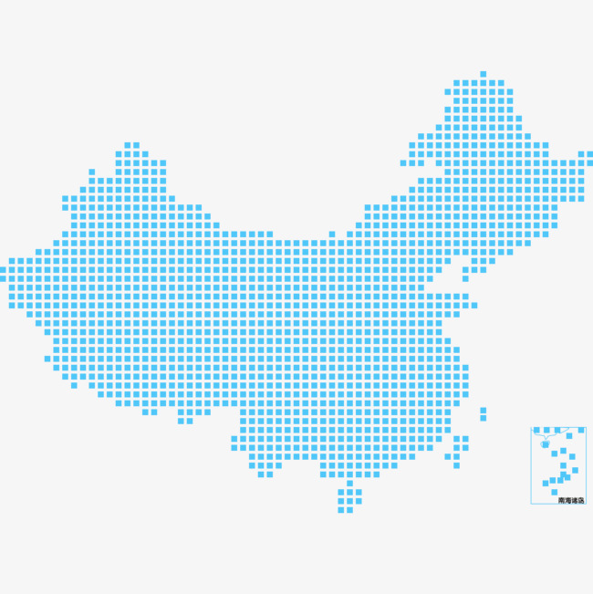 中国点状地图素材图片免费下载_高清psd