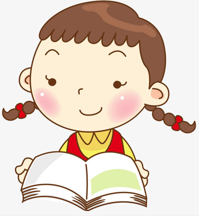 读书的女孩素材图片免费下载_高清png_千库网